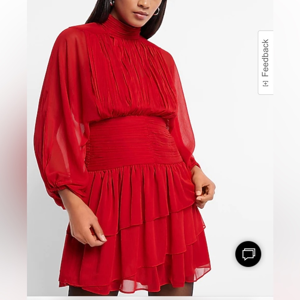 EXPRESS mini ruffle dress